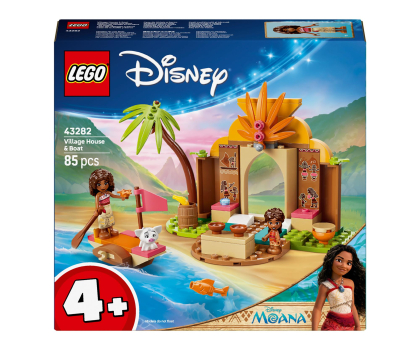 Klocki LEGO® LEGO DISNEY 43282 Wiejska chatka i łódź